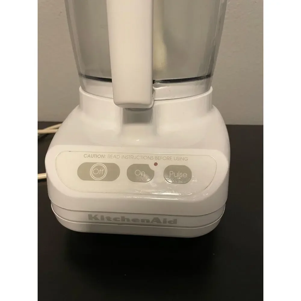 KitchenAid KFP600WW Ultra Power Food Processor White Bowl Lid S Blade France